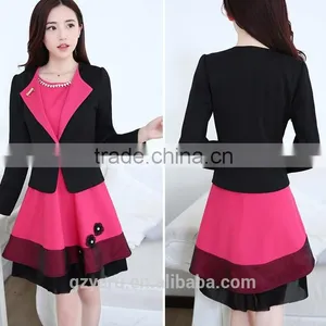2015 Fashion Elegant Girls Women Spandex Suit thumbnail-1
