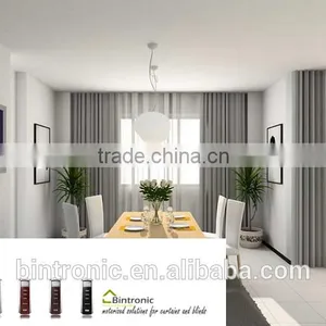 Bintronic Screw Rod Driven Electric Remote Control Motorized Curtains Electric Curtain thumbnail-1