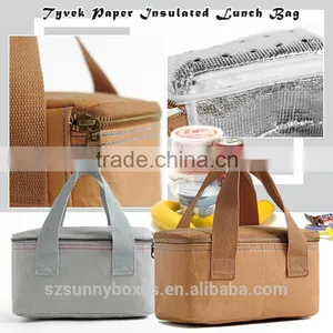 Tyvek Paper Hot Sale Waterproof Lunch Bags With Double Zipper thumbnail-1