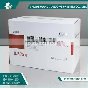 Custom Printed Corrugated Carton for Pill Case thumbnail-2