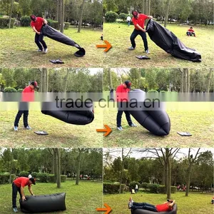 Hot Sale Summer Compression Sleeping Air Bag/Laybag Inflatable Sofa thumbnail-2