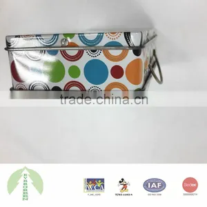2016 Tin Box With Pin Hinge and Handle, Factory Directly Sale thumbnail-4
