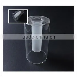 China Factory High Quality Double Wall Pyrex Glass Lamp Shade thumbnail-3