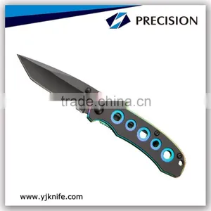 Practical Folding Knife Black Blade 6-Inch Knife thumbnail-1