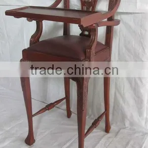 Children Bar Stool - Chippendale Baby Chairs - Children Furniture Bedroom Sets thumbnail-1