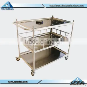 Laboratory Furniture Stainless Steel Trolley thumbnail-2