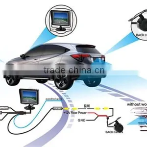 Parking Universal Reverse Cameras,black Waterproof Car Security Camera for Universal Cars thumbnail-5