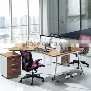 Factory Price Commercial Practical Design Popular White Lacquer Computer Desk thumbnail-2