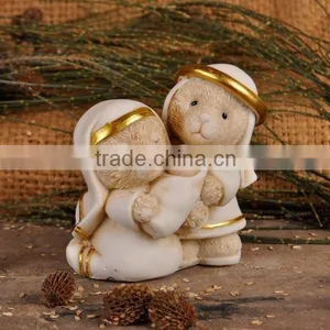 Cozy Little Bear Family Resin Crafts thumbnail-3
