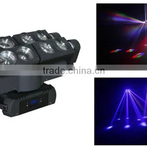 New Disco Light 8 Eyes RGBW Moving Led Spider Laser Light thumbnail-2