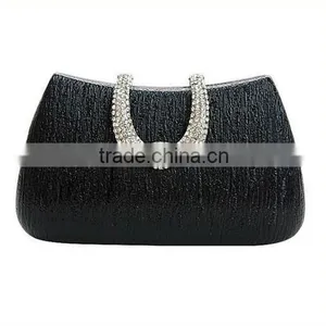 White Metal Frame Evening PU Clutch Bag thumbnail-4