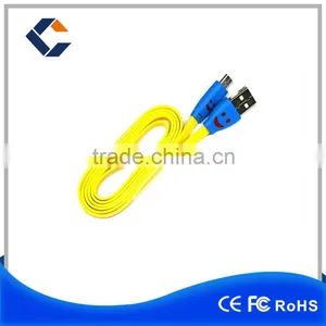 Lighting Smiley Android Smartphones Led Micro Usb Cable V8 Common Data Line thumbnail-3