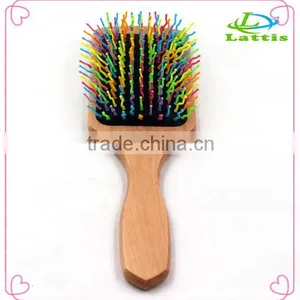 2016 New Antistatic Wooden Bamboo Hair Brush for Women and Girls Quality Choice thumbnail-6
