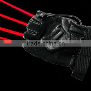 Novelty dj Laser Glove in Red thumbnail-1
