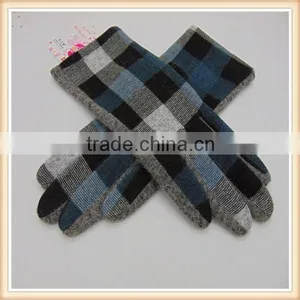 Thinsulated Touch Screeen Great Checkered Handmade Ladies Gloves Wholesale thumbnail-4