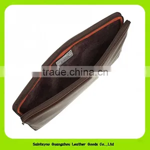 15055 Factory Wholesale Leather Cover Case Tablet Holder With Zipper thumbnail-4