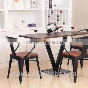 High Quality Restaurant Dining Set Cheap Restaurant Tables Chairs thumbnail-5