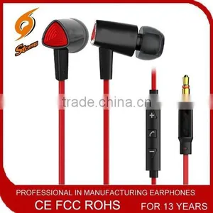 Stereo TPE Patent Ear Earphones&earbuds With Mic and Volome in Retail Packaging thumbnail-1