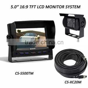 Small Screen Size 5 Inch Truck 4 Pin Reverse Camera Monitor thumbnail-1
