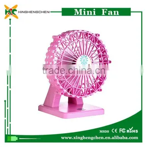 Ferris Wheel Style Rechargeable Standing Fan Winding Data thumbnail-1