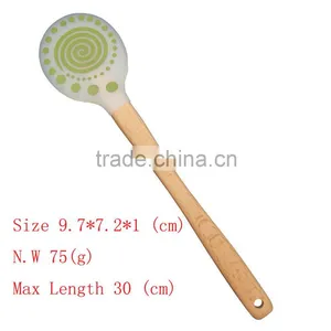 High Quality OEM Single Color Logo FDA Set of 3 Silicone Spatula thumbnail-5