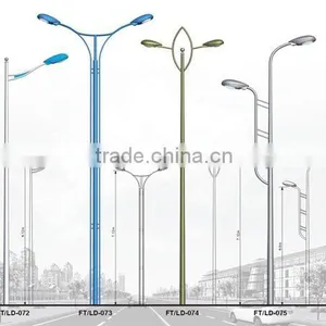 Two-arm Solar Energy Street Lighting Pole thumbnail-2