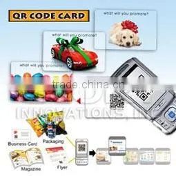 Unique QR(Quick Response) Code Card With Offset Printing thumbnail-1