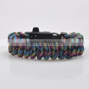 Paracord Survival Bracelet With Fire Started Whistle and Team Logo Classic Paracord Army thumbnail-5