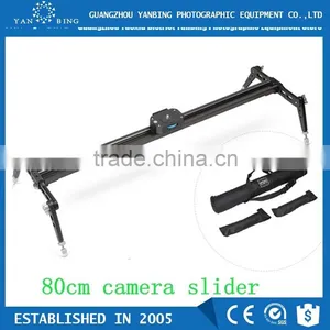 Factory Supply Camera Mini Rail Dolly Slider 80cm for DV Camcorder With Pan Head thumbnail-1