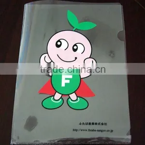 Fancy Clear L Shape File Folder UV Printing thumbnail-1