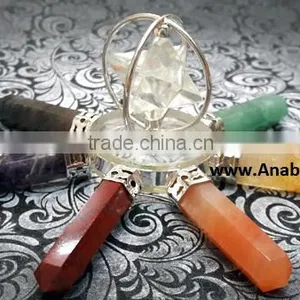 7 Chakra Spinning Merkaba Agate Energy Generator : 7 Chakra Healing Tools thumbnail-3