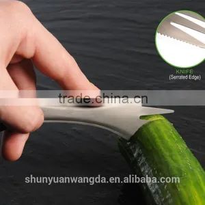 3 in 1 Titanium Spork, Titanium Spoon for Titanium Camping thumbnail-5