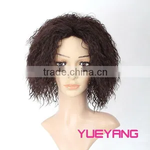 2014 Hot Selling Short Black Curly Full Lace Wig thumbnail-1