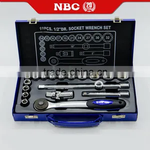 19 Pieces 12.5mm Series Metric Socket Tools thumbnail-1