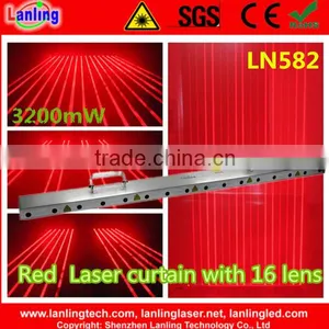 3200mW Red 16-Head Fat-Beam Laser Curtain thumbnail-1