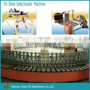 Full Automatic 120 Stations Rotary Shoe Sole/insole Making Machine thumbnail-1