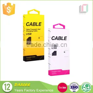 Different Design Color Printed Recyclable Usb Cable Package Box thumbnail-3
