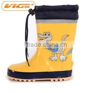 Wholesale Crocodile Pattern Waterproof Rubber Rain Boots for Kids thumbnail-1