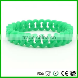 Embossed Logo Silicone Bracelets /embossed Silicone Wristbands thumbnail-2