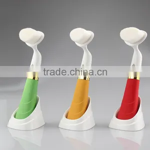 New Products Waterproof Face Skin Cleansing Brush Machine Rechargeable Sonic Electric Facial Brush For Exfoliating And Massage thumbnail-2