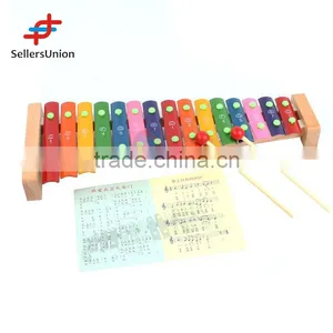 2016 No.1 Yiwu Agent Hot Sale Commission Sourcing Agent Sounds Knock Wooden Xylophone Toys thumbnail-1