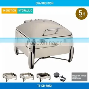 Buffet Equipment - 5.5L, Stainless Steel Cover, Hydraulic Hinge, TT-CD-3032 thumbnail-1