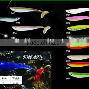 Soft Lure Double Color Hand Poured Soft Lure Fishing Lure thumbnail-1