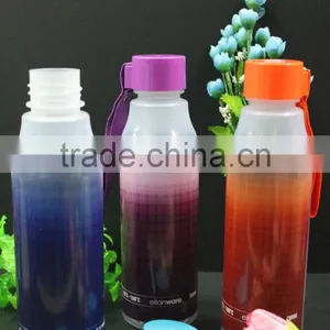 Colorful Plastic Water Tumblers With Lid and Handle/ Travel Plastic 700ml Colorful Tumbler With Handle and Lid. BPA FREE! thumbnail-1