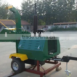 CE Approval Diesel Wood Chipper, Wood Shredder, 40HP Hydraulic Feeding Rolls thumbnail-6