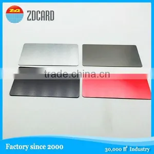 Blank Customized Design Good Quality Metal Card thumbnail-1