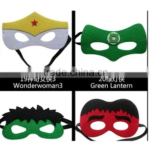 Wholesale Halloween Cosplay Costume Soft Felt Superhero Mask for Kids thumbnail-5