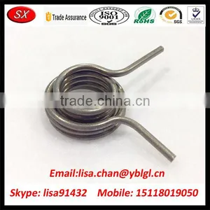 Custom Made Metal 2mm Diameter Spiral Torsion Spring thumbnail-1