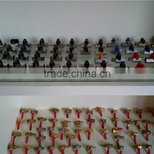 BSPT Male Connection Brass Ball Valve , High Pressure Standard and Good Sealing , Size 1/8'' 1/4'' 3/8'' 1/2'' thumbnail-1