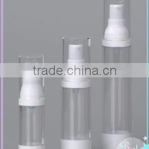 Plastic Manufacturers Cosmetic Plastic Airless Pump Transparent Bottle thumbnail-1